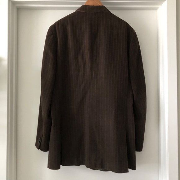 Beautiful Brown Suit Jacket 44L - Picture 4 of 11